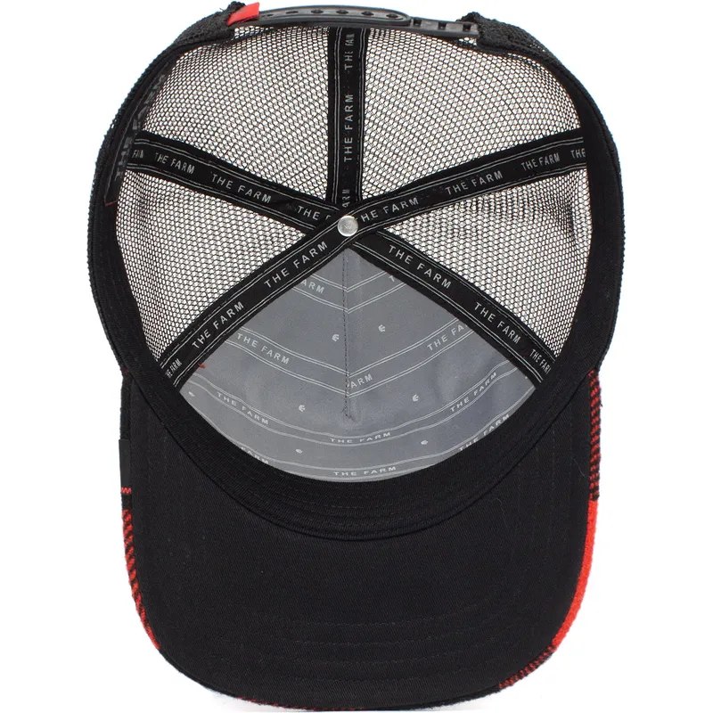 petten-gebogen-rood-snapback-lady-plaidy-bug-the-farm-van-goorin-bros