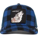 petten-gebogen-blauw-snapback-lone-wolf-code-blue-the-farm-van-goorin-bros