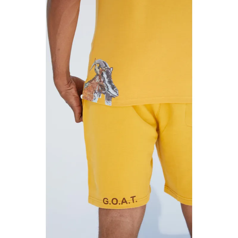 t-shirt-korte-mouw-geel-van-goat-goatee-the-farm-van-goorin-bros t-shirt-korte-mouw-geel-van-goat-goatee-the-farm-van-goorin-bros