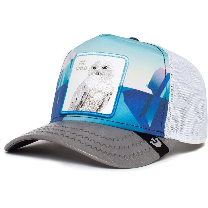 petten-gebogen-blauw-snapback-nival-ice-cold-geometric-iceberg-the-farm-van-goorin-bros