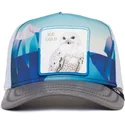 petten-gebogen-blauw-snapback-nival-ice-cold-geometric-iceberg-the-farm-van-goorin-bros