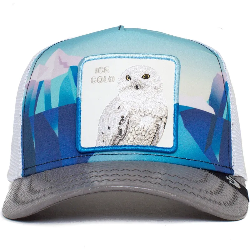 petten-gebogen-blauw-snapback-nival-ice-cold-geometric-iceberg-the-farm-van-goorin-bros