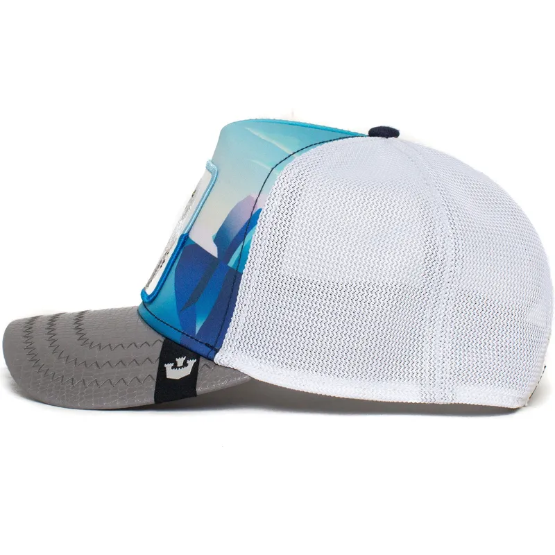 petten-gebogen-blauw-snapback-nival-ice-cold-geometric-iceberg-the-farm-van-goorin-bros
