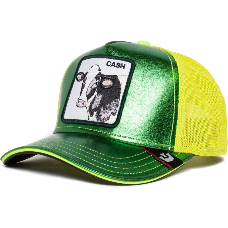 petten-gebogen-groen-snapback-cash-shine-metallic-the-farm-van-goorin-bros petten-gebogen-groen-snapback-cash-shine-metallic-the-farm-van-goorin-bros