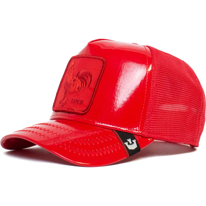 petten-gebogen-rood-snapback-cock-big-red-patent-leather-the-farm-van-goorin-bros