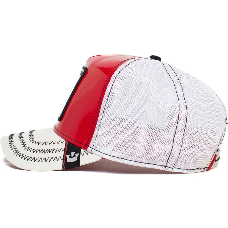 petten-gebogen-rood-snapback-cash-golden-calf-patent-leather-the-farm-van-goorin-bros
