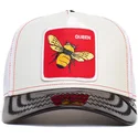 petten-gebogen-wit-snapback-the-red-queen-patent-leather-the-farm-van-goorin-bros