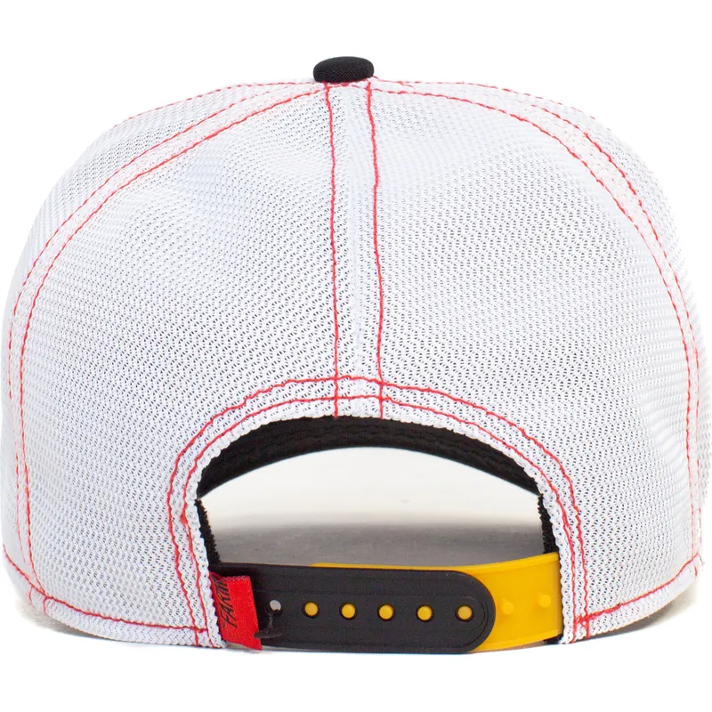 petten-gebogen-wit-snapback-the-red-queen-patent-leather-the-farm-van-goorin-bros