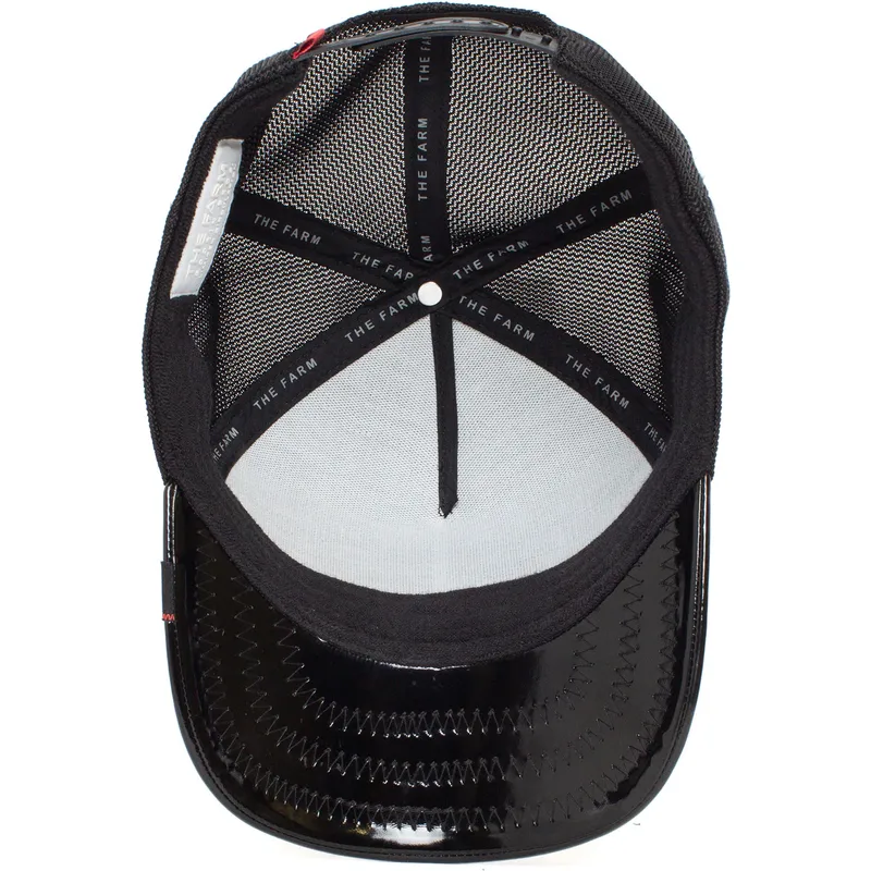 petten-gebogen-zwart-snapback-black-sheep-big-black-patent-leather-the-farm-van-goorin-bros
