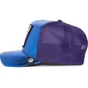 petten-gebogen-blauw-snapback-van-siam-fighter-blue-light-metallic-the-farm-van-goorin-bros