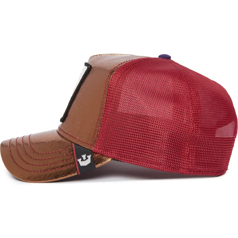 petten-gebogen-oranje-snapback-spotlight-metallic-the-farm-van-goorin-bros