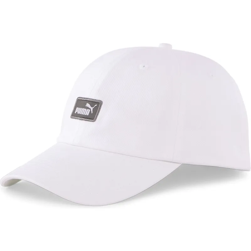 petten-gebogen-wit-verstelbaar-essentials-iii-van-puma