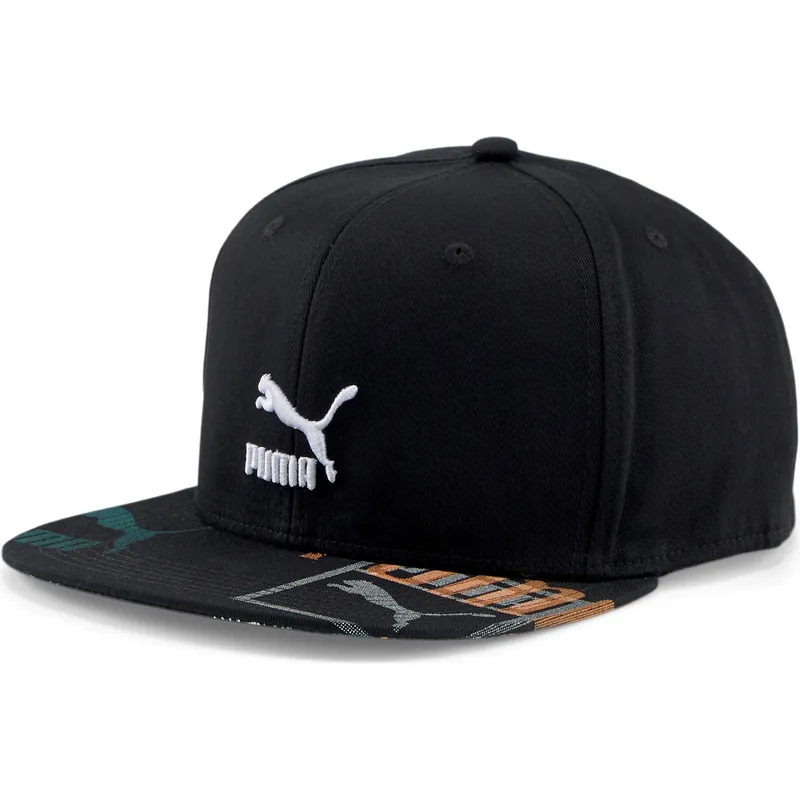 petten-plat-zwart-snapback-gen-van-puma
