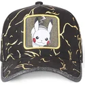 petten-gebogen-zwart-verstelbaar-tag-ele1-pikachu-pokemon-van-capslab