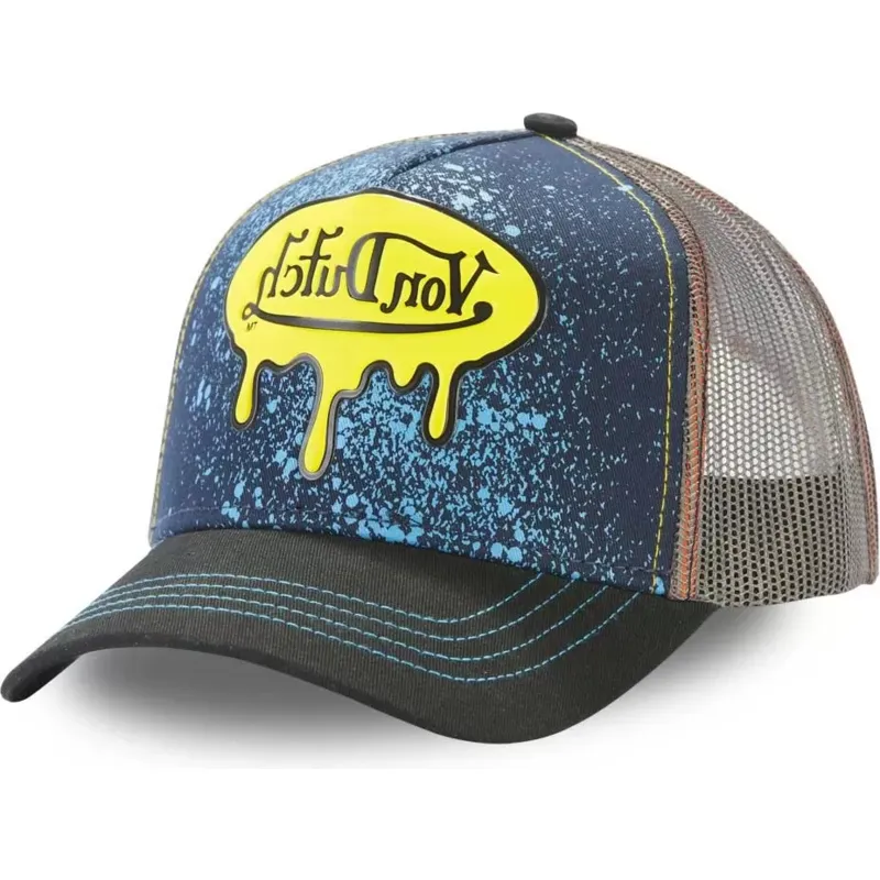 petten-gebogen-blauw-snapback-amel-yel-van-von-dutch