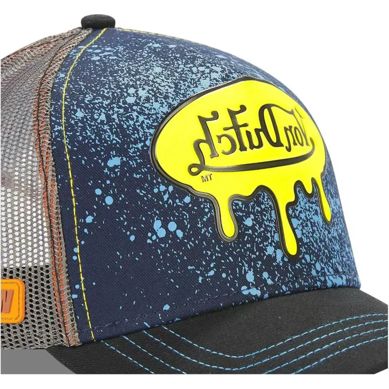 petten-gebogen-blauw-snapback-amel-yel-van-von-dutch