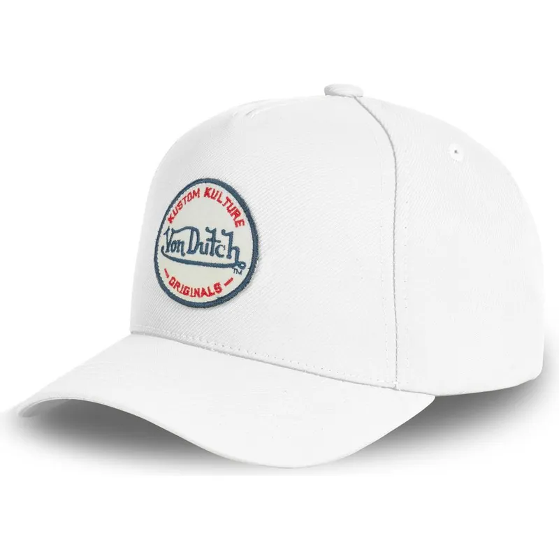 petten-gebogen-wit-snapback-kustom-kulture-col-whi1-van-von-dutch