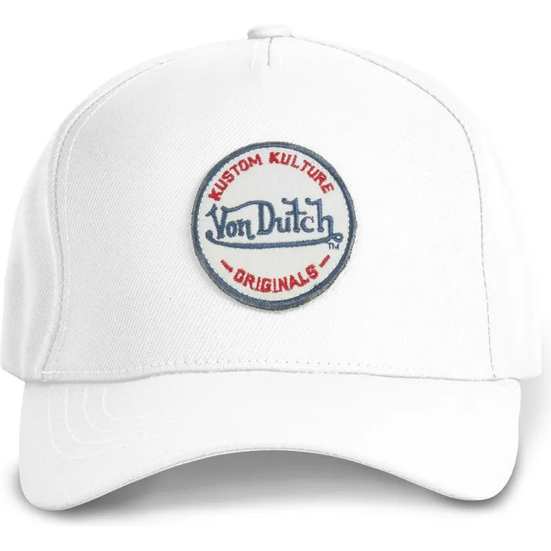 petten-gebogen-wit-snapback-kustom-kulture-col-whi1-van-von-dutch