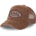 petten-gebogen-bruin-snapback-van-fur2-van-von-dutch