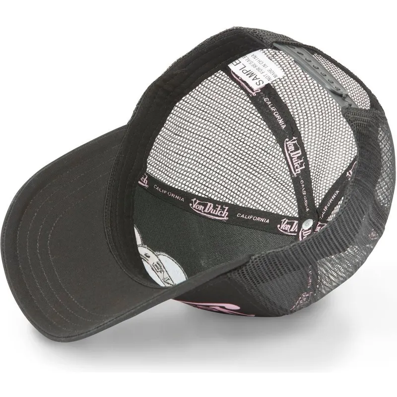 petten-gebogen-zwart-snapback-love-lovu-nr-van-von-dutch