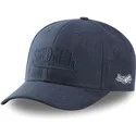 petten-gebogen-marineblauw-snapback-suedine1-van-von-dutch
