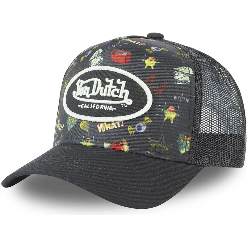 petten-gebogen-zwart-snapback-tattoo-tat01-van-von-dutch