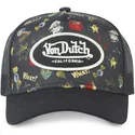 petten-gebogen-zwart-snapback-tattoo-tat01-van-von-dutch