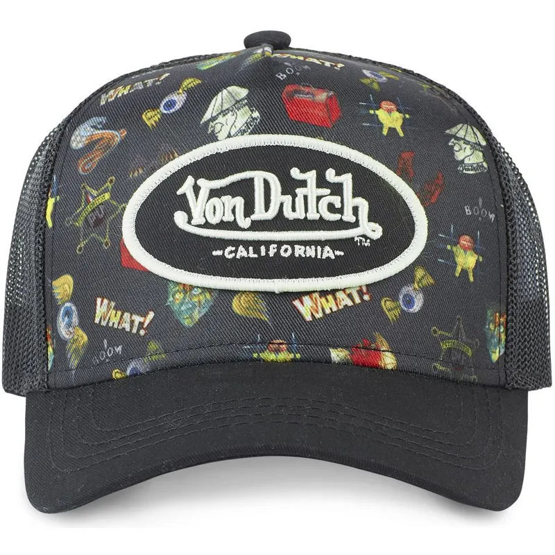 petten-gebogen-zwart-snapback-tattoo-tat01-van-von-dutch