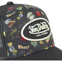 petten-gebogen-zwart-snapback-tattoo-tat01-van-von-dutch