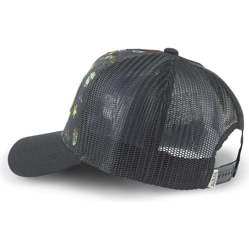 petten-gebogen-zwart-snapback-tattoo-tat01-van-von-dutch