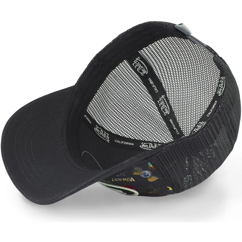 petten-gebogen-zwart-snapback-tattoo-tat01-van-von-dutch