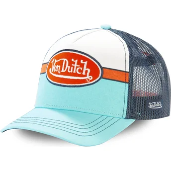 Petten gebogen blauw snapback APIL BLU van Von Dutch