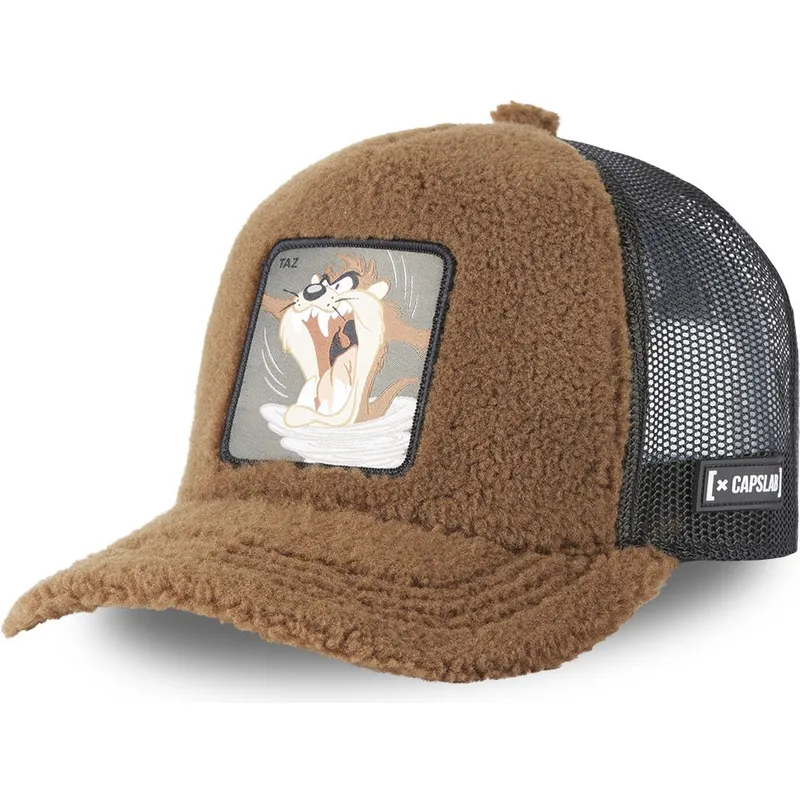 petten-gebogen-bruin-snapback-tasmaanse-duivel-looney-tunes-van-capslab petten-gebogen-bruin-snapback-tasmaanse-duivel-looney-tunes-van-capslab