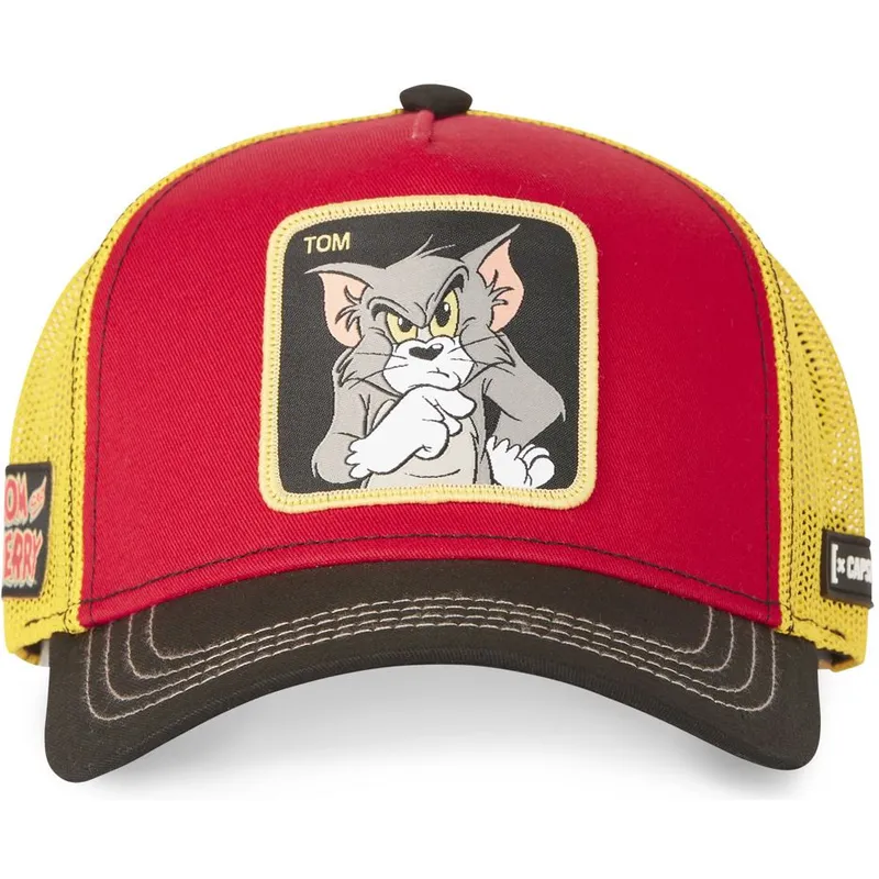 petten-gebogen-rood-snapback-to4-tom-looney-tunes-van-capslab