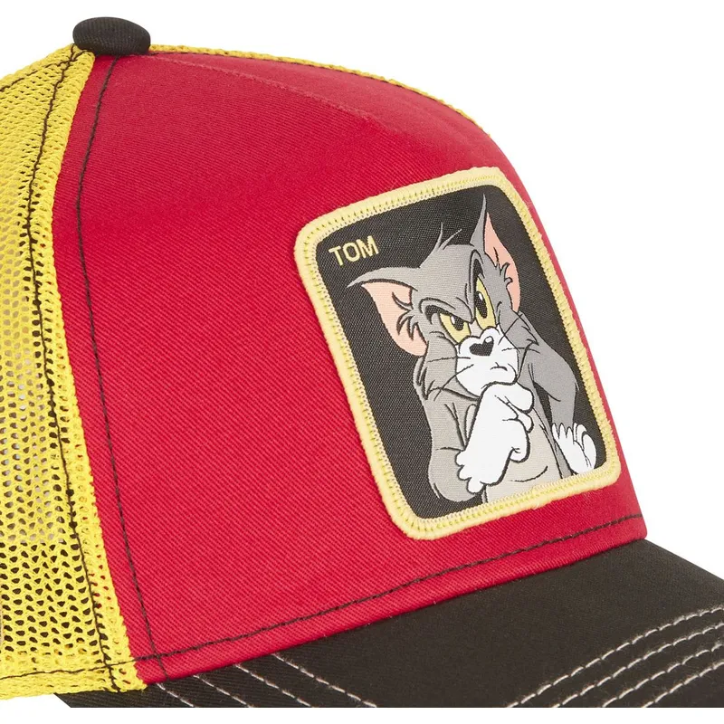 petten-gebogen-rood-snapback-to4-tom-looney-tunes-van-capslab