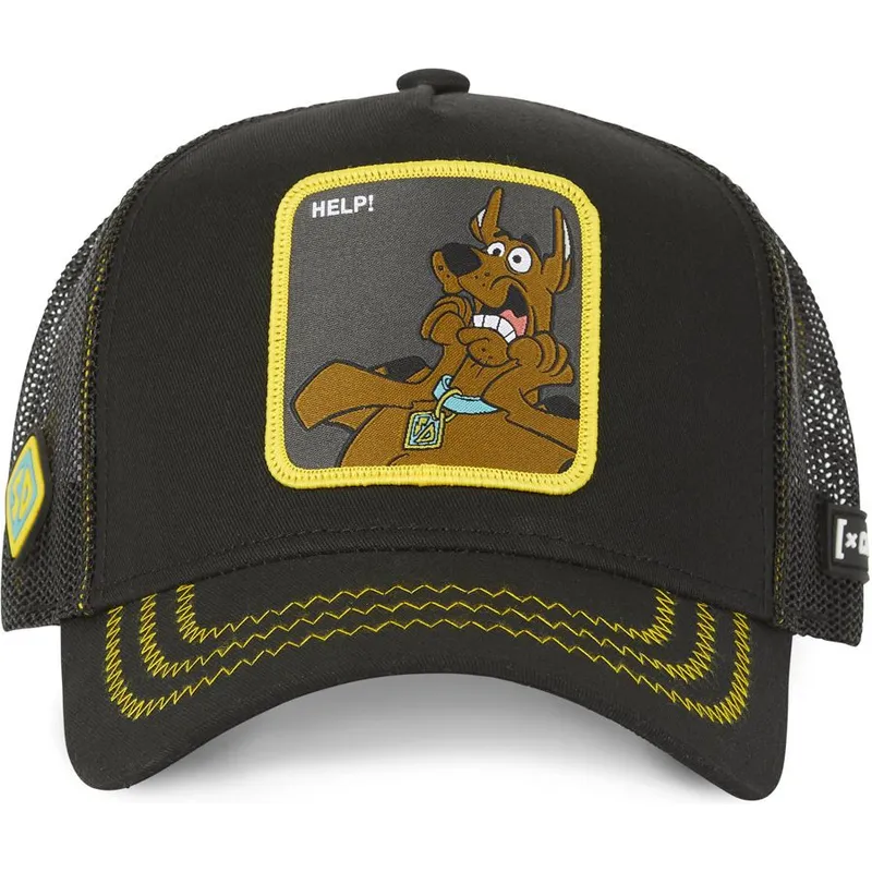 petten-gebogen-zwart-snapback-help-rel2-scooby-doo-van-capslab