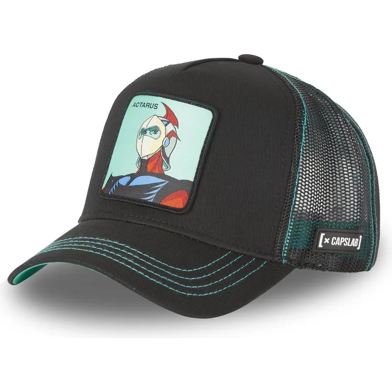 petten-gebogen-zwart-snapback-cas-act1-daisuke-robot-grendizer-van-capslab
