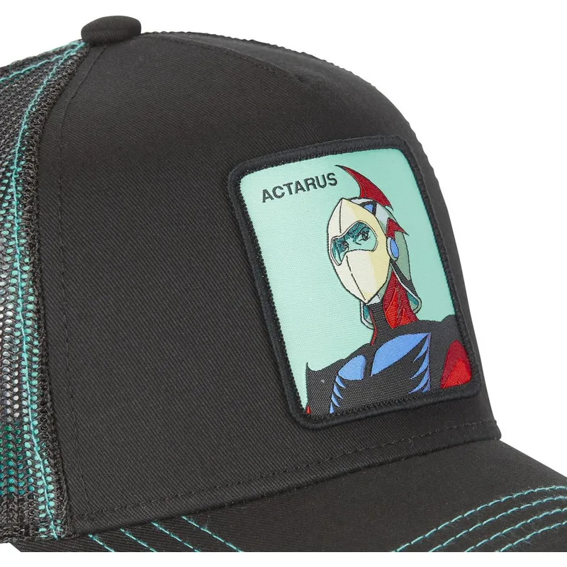 petten-gebogen-zwart-snapback-cas-act1-daisuke-robot-grendizer-van-capslab