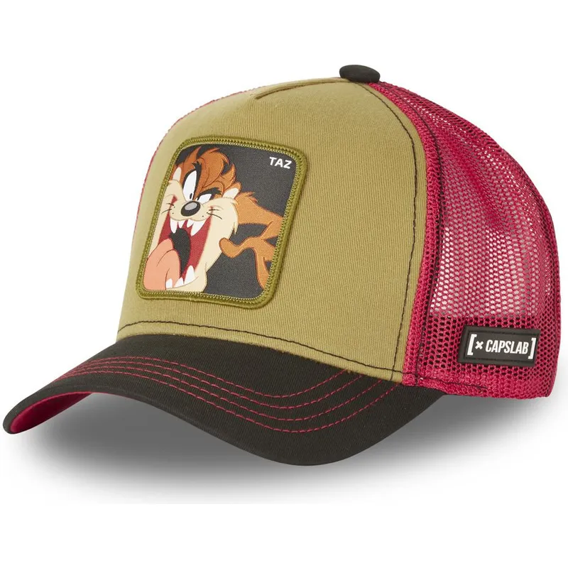 petten-gebogen-bruin-snapback-tasmaanse-duivel-looney-tunes-van-capslab