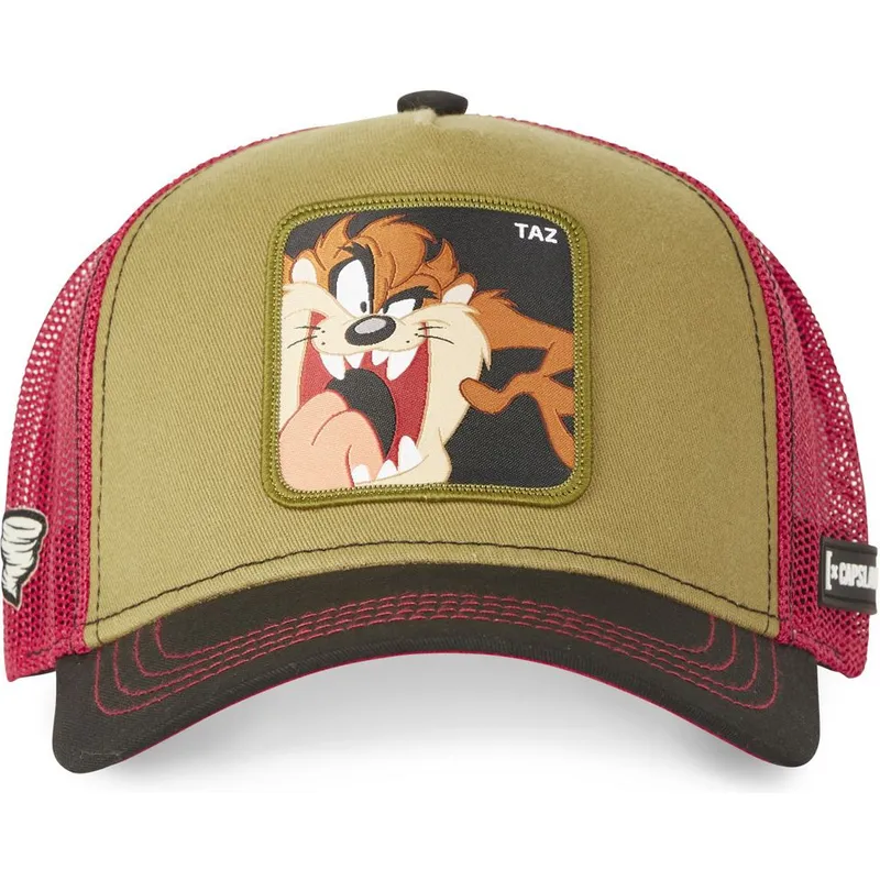 petten-gebogen-bruin-snapback-tasmaanse-duivel-looney-tunes-van-capslab