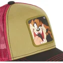 petten-gebogen-bruin-snapback-tasmaanse-duivel-looney-tunes-van-capslab