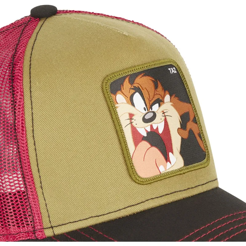 petten-gebogen-bruin-snapback-tasmaanse-duivel-looney-tunes-van-capslab
