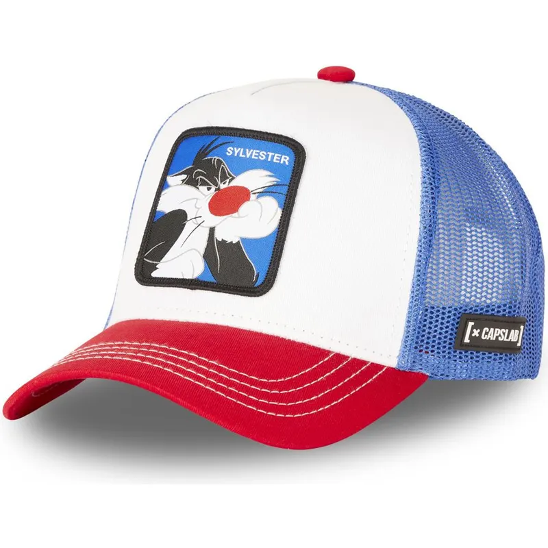 petten-gebogen-wit-snapback-sy2-sylvester-looney-tunes-van-capslab petten-gebogen-wit-snapback-sy2-sylvester-looney-tunes-van-capslab