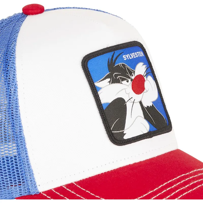 petten-gebogen-wit-snapback-sy2-sylvester-looney-tunes-van-capslab petten-gebogen-wit-snapback-sy2-sylvester-looney-tunes-van-capslab