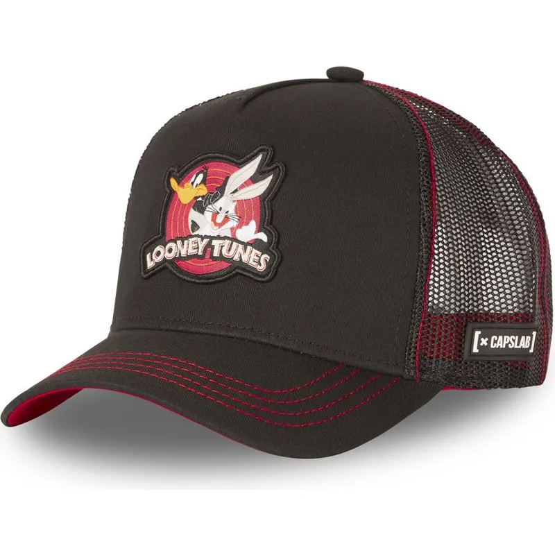 petten-gebogen-zwart-snapback-lo1-bugs-bunny-en-daffy-duck-looney-tunes-van-capslab petten-gebogen-zwart-snapback-lo1-bugs-bunny-en-daffy-duck-looney-tunes-van-capslab