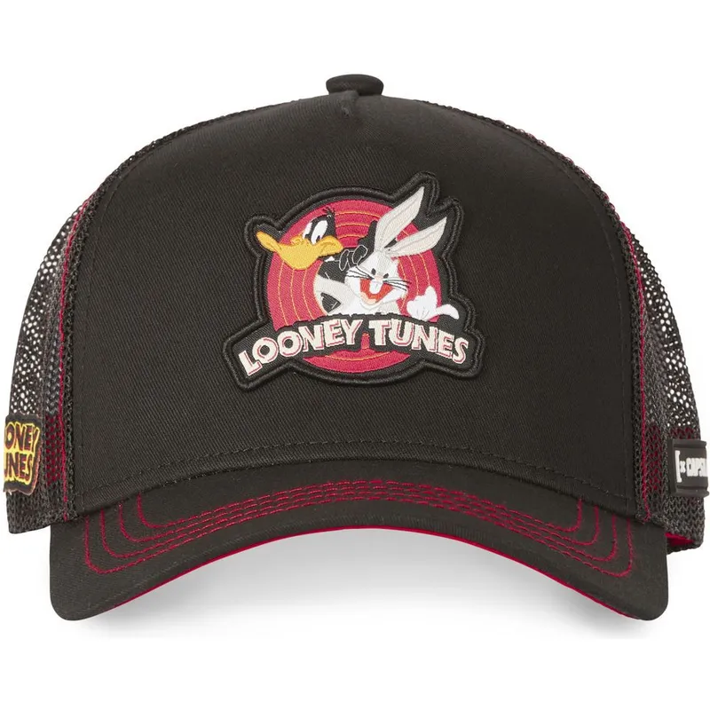 petten-gebogen-zwart-snapback-lo1-bugs-bunny-en-daffy-duck-looney-tunes-van-capslab petten-gebogen-zwart-snapback-lo1-bugs-bunny-en-daffy-duck-looney-tunes-van-capslab