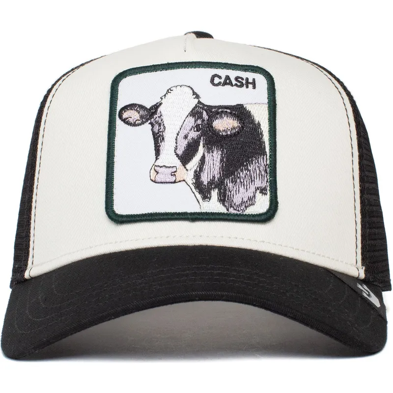 petten-gebogen-wit-snapback-cash-cow-the-farm-van-goorin-bros petten-gebogen-wit-snapback-cash-cow-the-farm-van-goorin-bros