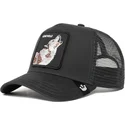 petten-gebogen-zwart-snapback-moon-lover-the-farm-van-goorin-bros