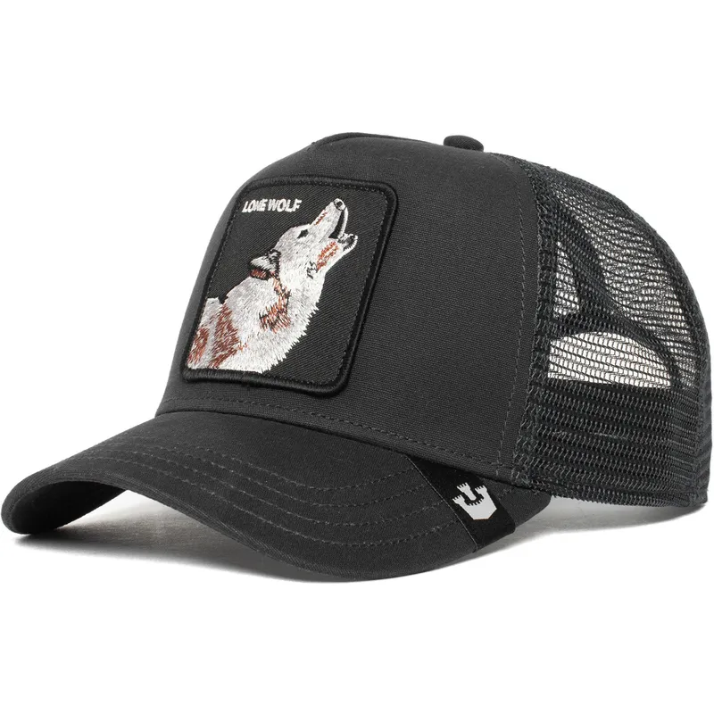 petten-gebogen-zwart-snapback-moon-lover-the-farm-van-goorin-bros