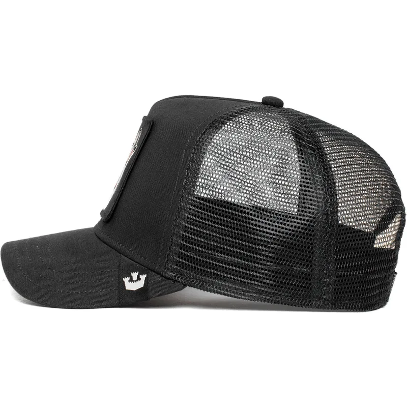 petten-gebogen-zwart-snapback-moon-lover-the-farm-van-goorin-bros